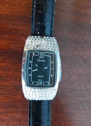 Черные часы с серебристыми камушками – отдам бесплатно |✨