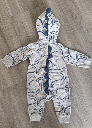 Чоловічок динозаврик 1-3 місяці утеплений