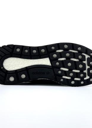Чоловічі кросівки adidas zx 500 black/blue6 фото