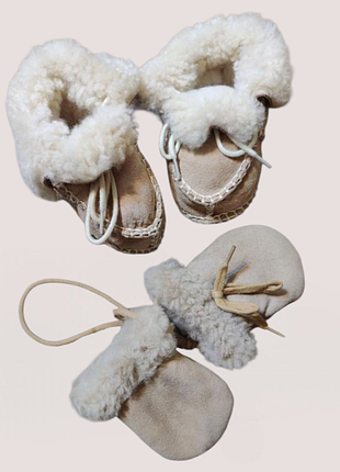 Зимний набор капчи и варешки