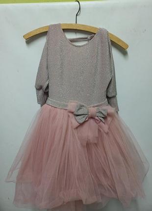 Пышное нарядное детское платье на выпускной и праздник