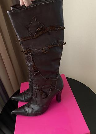 Чоботи шкіряні. vivien lee. розмір 36 (на 37,5)