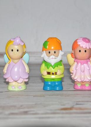 Фирменный набор разных фигурок фигурка человечек эльфы сказочные феи happy land happyland от elc элс