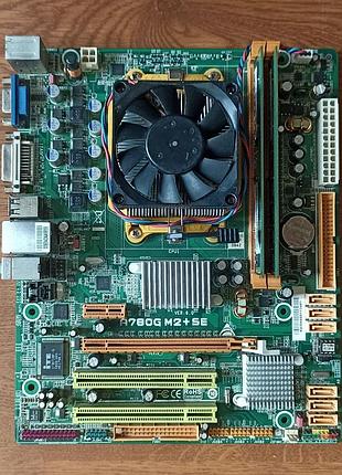 Материнская плата biostar a780g m2+ se (s-am2+/am3)