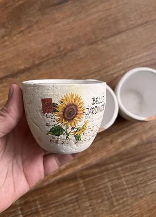 Керамічні кашпо комплект