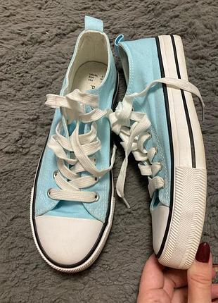 Якісні на платформі конверси нові 😍кеди 38 розмір primark примарк🍭