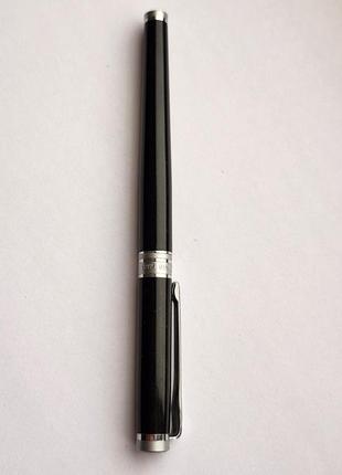 Чернильная перьевая ручка глубока позолота  sz.leqi 600 paris naki 14k gp, корпус метал, хорошее состояние