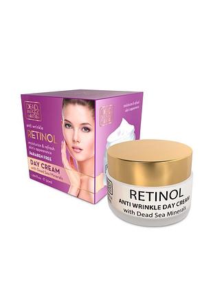 Dead sea collection денний крем для обличчя з ретинолом та мінералами мертвого моря, 50 мл
