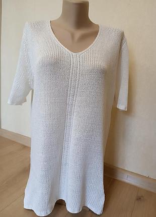 Женская кофта / свитер / вязаная кофточка на короткий рукав