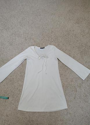 Платье с-м, в рубчик