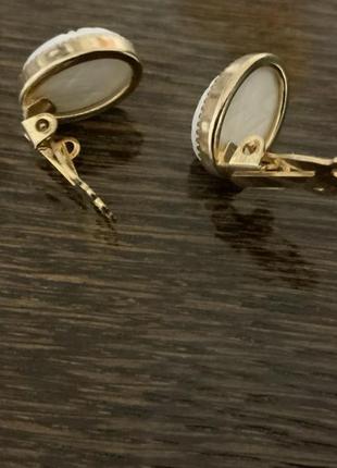 Клипсы винтаж бижутерия сша