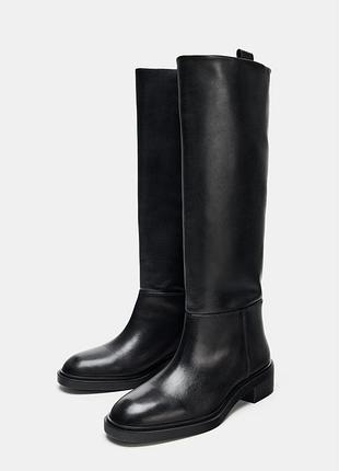 Шкіряні чоботи в жокейському стилі