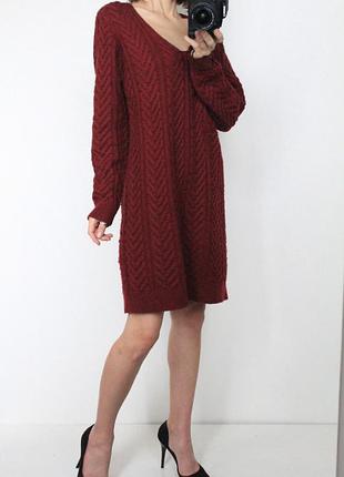 Теплое платье  прямого кроя etam 🌹