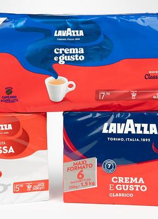 Кофе молотый итальянский lavazza crema e gusto classico qualita rossa kimbo macinato fresco 250 г оригинал из итальялии