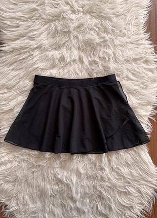 Спідниця чорна спідничка сітка для дівчинки для танців гімнастики 10-11 років 134 140 см