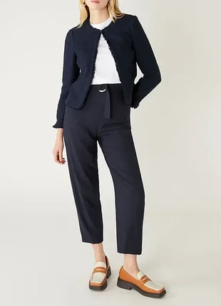 Жакет пиджак из фактурной ткани marks &amp; spenser р.14