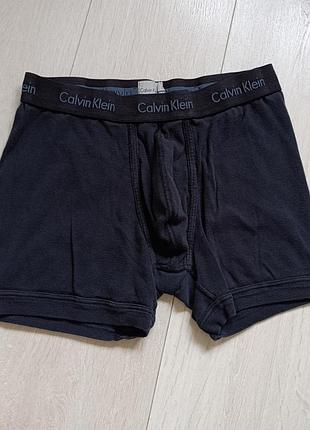 Черные и боксерки коттоновые трусы мужские удлиненные calvin klein l 12 40 48
