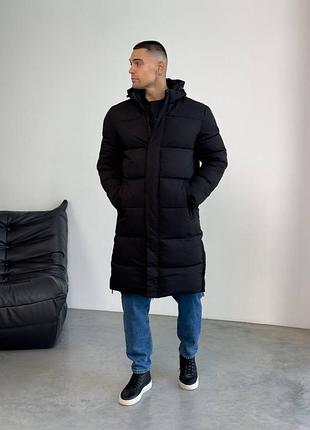 Чоловіча тепла куртка дуже якісний щільний матеріал не сковує у русі тепла зимова