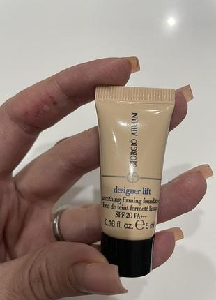 Тональний крем giorgio armani designer lift smoothing firming foundation spf 20