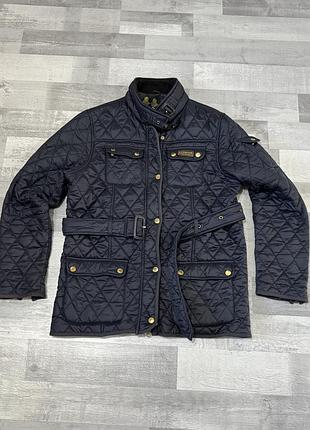 Жіноча стьобана куртка від barbour (m-l) женская куртка стёбаная бурбур