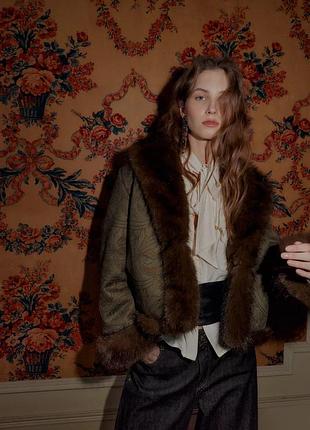 Куртка жіноча хакі zara new