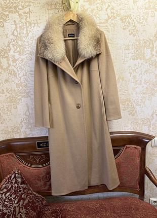 Пальто вовняне довге loro piana