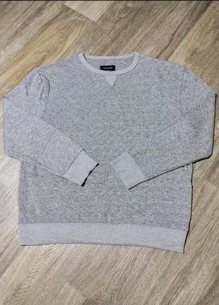 Свитшот мужской primark серый утеплённый размер l