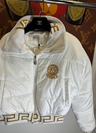 Куртка женская versace белая