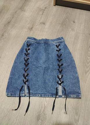 Джинсовая юбка