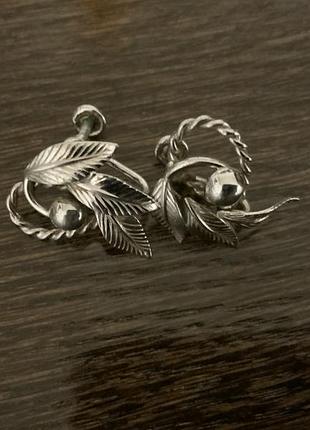 Клипсы винтаж бижутерия сша