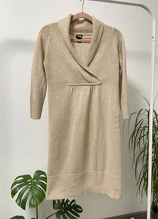 Женское теплое платье h&amp;m s