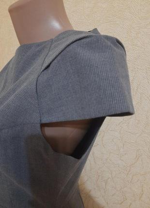 Базовое платье чехол в мелкую клетку от zara 10