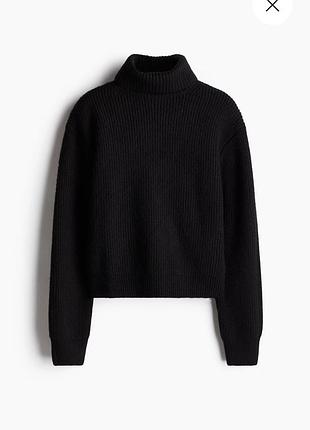 Новий діночий джемпер  з додаванням шерсті h&m розмір м