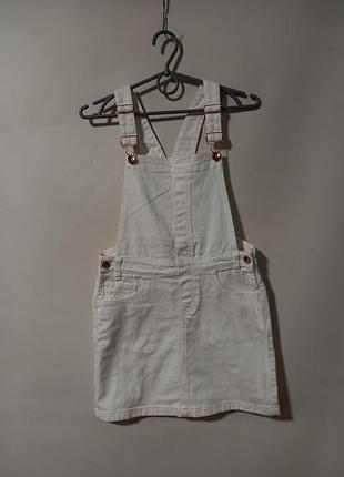 Джинсовый сарафан на девочку 11-12 лет 152 см