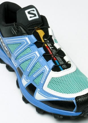Новые кроссовки для бега женские-salomon-fellraiser-топаз-синий, размер 40.5, стелька 25.5 см, производитель индия