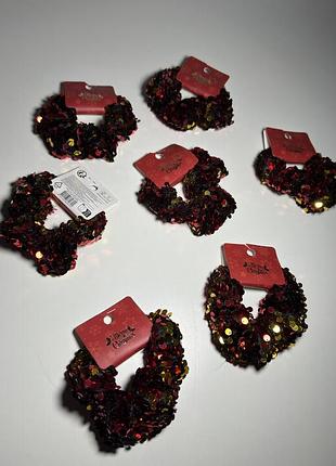 Резинки новорічні для волосся