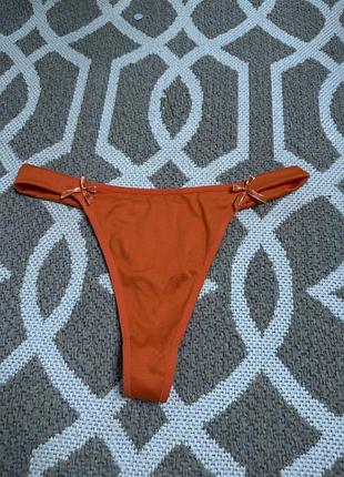 Труси танга труси бікіні помаранчеві трусики