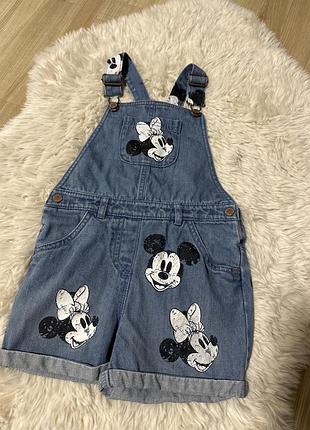Комбінезон джинсовий на дівчинку 5-6 років
