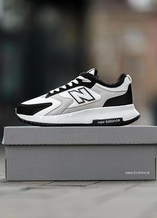 Чоловічі зимові кросівки new balance simple з хутром утеплені сірі