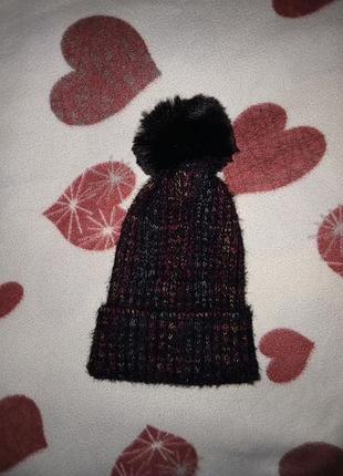 Шапка демісезонна кольоровий меланж