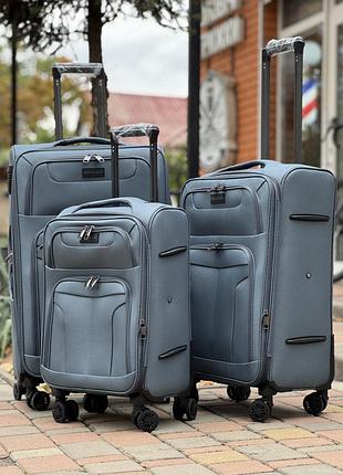 Маленький чемодан дорожный тканевый s польша на колесах gloria с подшипником