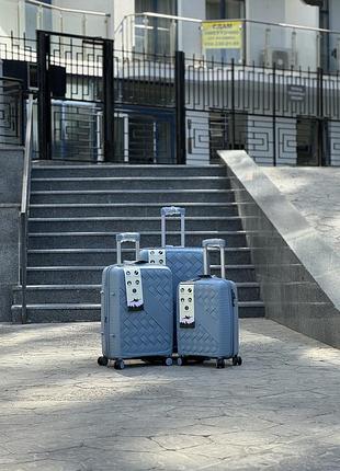 Поліпропілен msb велика валіза l + розширення на колесах 4 колеса 110 літрів