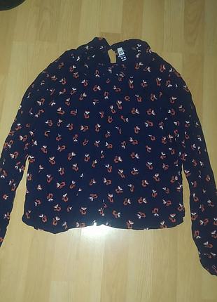 🦊блуза с лисичками