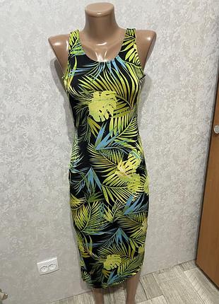 Сукня сарафан принт