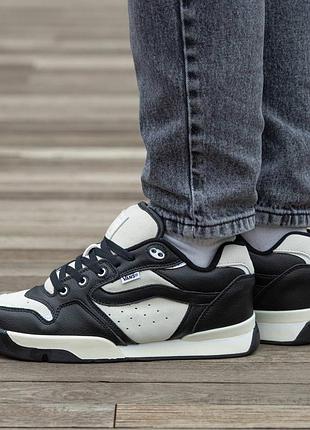 👟 кеди   vans rowley xlt black white   / наложка bs👟