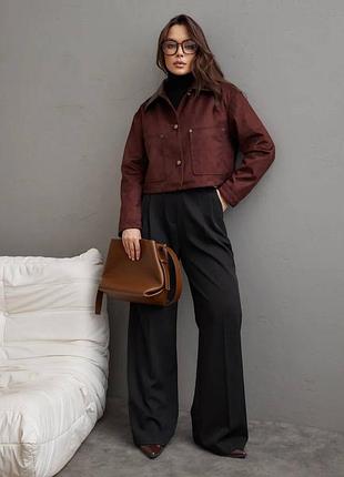 Куртка з еко замшу