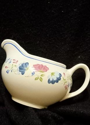Соусник молочник английский фабрика ручная роспись