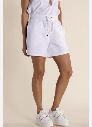 Ідеальні біла якісні базові жіночі шорти батал віскоза papaya 16