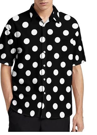 Незрівнянна в горох сорочка 👕 великого розміру