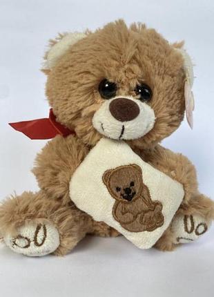 Мягкая игрушка мишка медведь плюшевый медвежонок с подушкой
